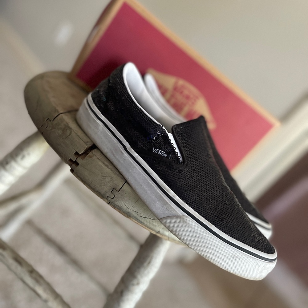 Sequin Vans SZ 7.5